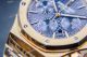 Grade 1A Replica Audemars Piguet Royal Oak Chronograph Watch ETA7750 All Rose Gold Blue Dial (4)_th.jpg